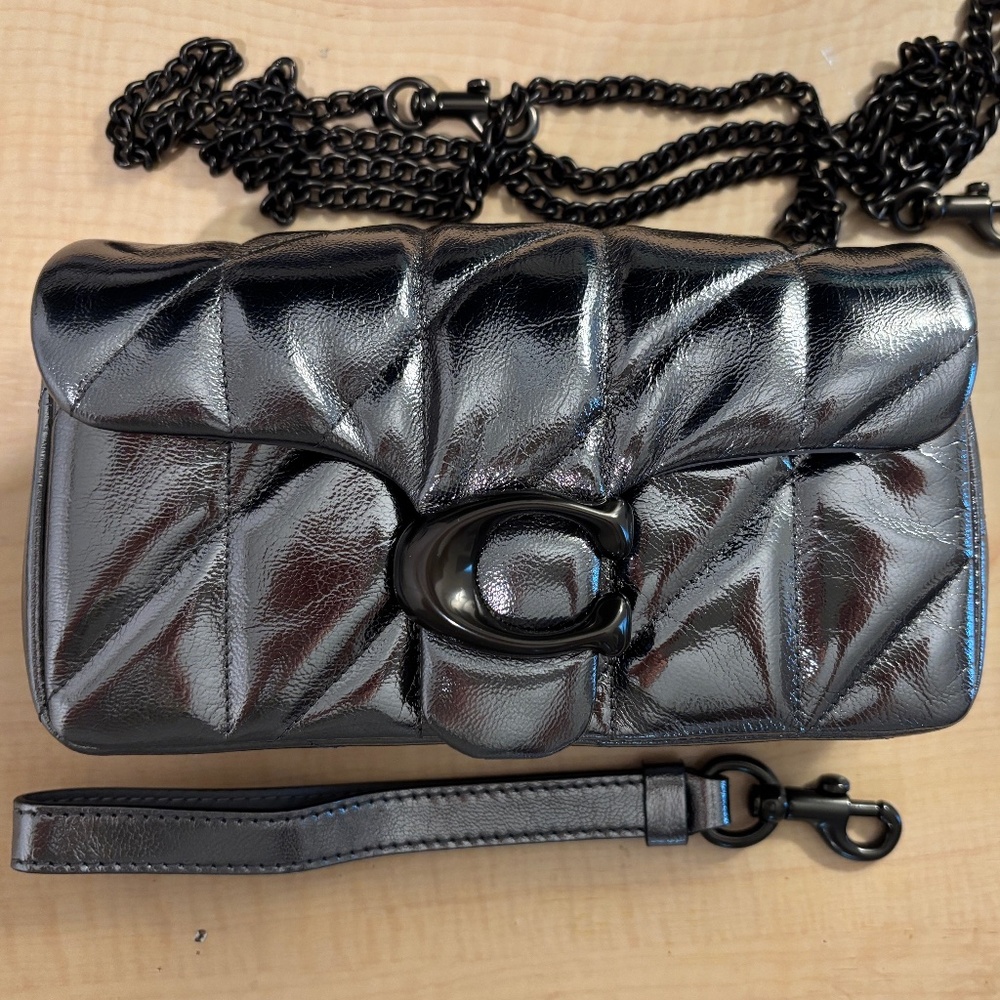 Coach Tabby Wristlet in Anthracite w/Tags